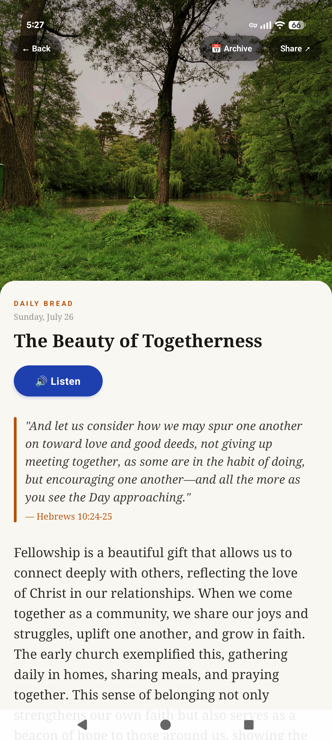 Daily Bread devotional
